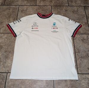 Mercedes Petronas Formula 1 Racing Drivers Shirt Men's Xl